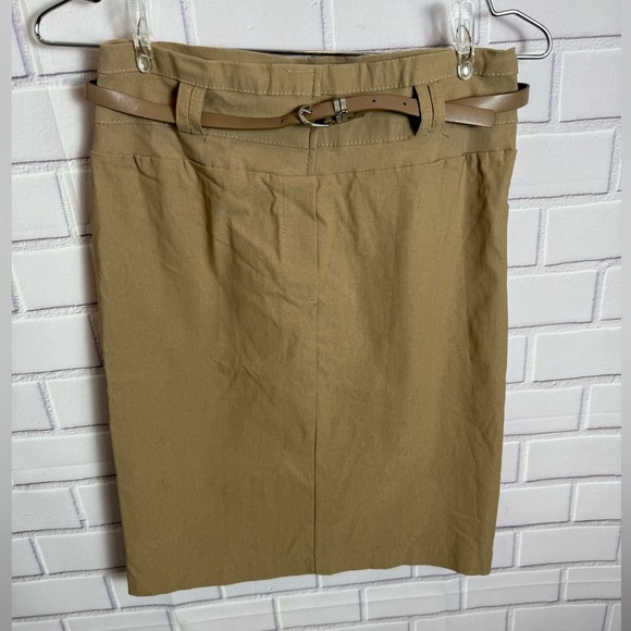 RAINBOW Tan Belted Women's Skirt/size M - Picture 5 of 8